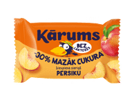 	Varškės sūrelis be laktozės KĀRUMS, persikų skonio, 22,9 %, 40 g