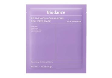 Lakštinė veido kaukė Rejuvenating Caviar PDRN Real Deep mask