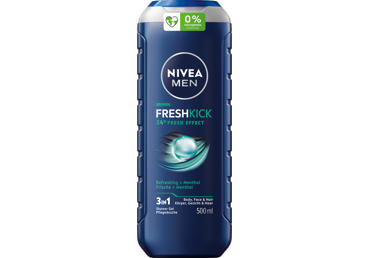NIVEA MEN dušo želė vyrams FRESH KICK, 500 ml
