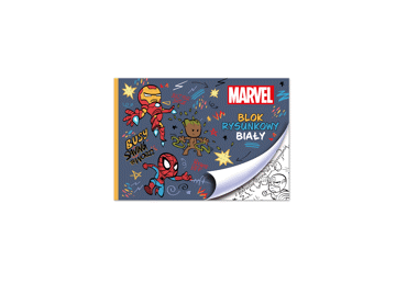 Piešimo bloknotas SPIDERMAN, A4, 20 lapų, 2 dizainai - 2