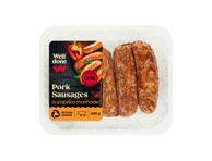 Storos kiaul. dešrelės su papr.,žolel. mar. WELL DONE, 400 g