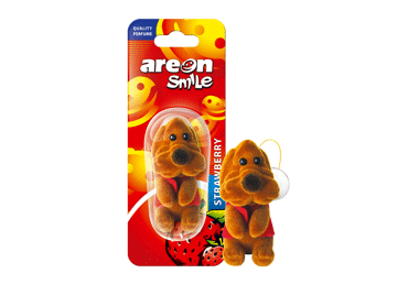 Automobilių oro gaiviklis AREON SMILE TOY STRAWBERRY, 1 vnt.