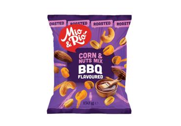BBQ skonio riešutų ir kukurūzų mišinys MIO&RIOg, 150 g