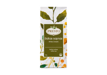 Baltoji arbata PRESTO. BALTAS SAPNAS, 60 g
