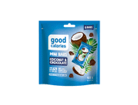 Mini riešutų batonėliai GOOD CALORIES su kokosais ir šokoladu, 102 g