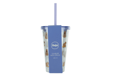 Gertuvė su šiaudeliu ILAJA, 450 ml - 2