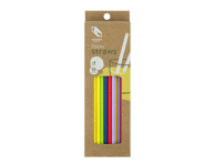 Popieriniai šiaudeliai, įvairių spalvų ELEMENTS SENSE, 50 vnt.