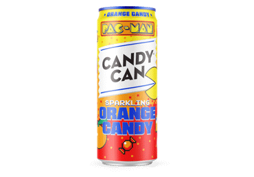 Gazuotas gaivusis gėrimas CANDY CAN x Pac-Man Orange Candy, 330 ml