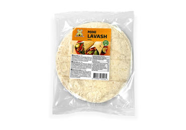 Mini apvalus lavašas, atitirpintas, 120 g