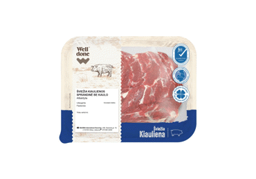 Atšaldyti kiaulienos sprandinės pjausniai WELL DONE, 360 g