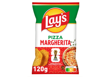 Traškučiai LAY'S SAVEUR PIZZA MARGHERITA, 120 g