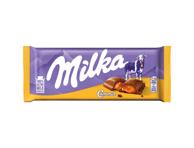 Pieninis šokoladas MILKA su karamelės įdaru, 100 g