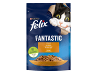 Konservuotas kačių ėdalas FELIX su vištiena, 85 g