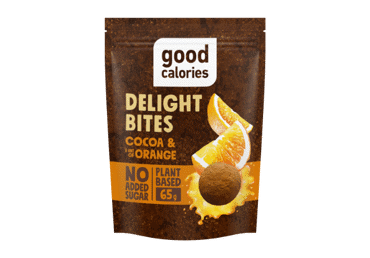Datulių užkandis su apelsinais ir kakava GOOD CALORIES, 65 g