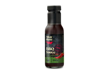 Barbekiu padažas su Kajeno paprikomis WELL DONE, 280 g