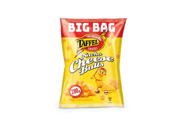 Kukurūzų traškučiai TAFFEL NACHO CHEESE BALLS, 280 g