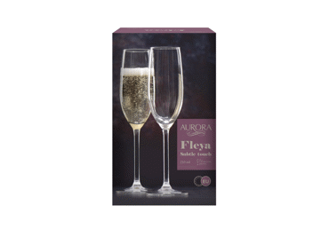 Šampano taurės AURORA FLEYA, 210 ml, 4 vnt., 4 vnt.