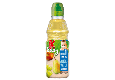 Obuolių, vynuogių, kriaušių nektaras KUBUŠ BABY (12+ mėn.), 300 ml
