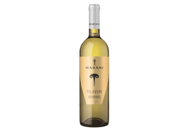 Baltasis pusiau sausas vynas MARANI TELAVURI, 750 ml