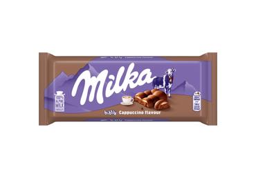 Pieninis šokoladas MILKA BUBBLY CAPPUCCINO, 97 g