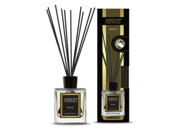 Namų kvapas su lazdelėmis AREON Black, 150 ml