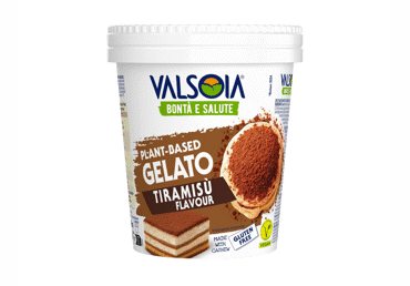 Augaliniai valgomieji ledai VALSOIA, tiramisu skonio, 300 g