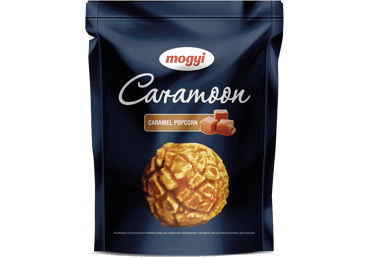 Spraginti kukurūzai apvalkale CARAMOON su karamele 70g