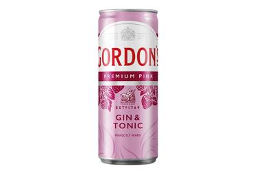 Džino kokteilis GORDON'S Premium Pink & Tonic, 250 ml