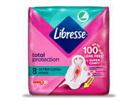 Higieniniai paketai LIBRESSE ULTRA LONG, 8 vnt.