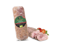 Karšt. rūk. kiaulienos karkos ir liežuvio vyniotinis, I r., 1 kg