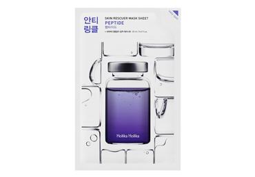 Lakštinė veido kaukė su peptidais Holika Skin Rescuer Mask Sheet