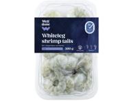 Atšildytos nevirtos baltakojų krevečių uodegėlės WELL DONE, 300 g