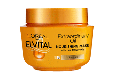 Plaukų kaukė ELVITAL EXTRAORDINARY OIL, 300 ml