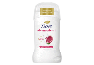 Moteriškas pieštukinis dezodorantas DOVE POMEGRANATE, 50 ml