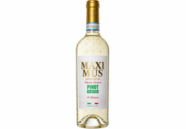 Baltasis pusiau sausas vynas MAXIMUS PINOT GRIGIO, 750 ml