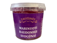 Marinuoti raudonieji svogūnai, 340 g