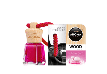 Automobilio oro gaiviklis AROMA CAR Wood Mini, Bubble Gum, 4,5 ml