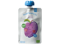 Ekologiška džiovintų slyvų tyrelė MARMALUZI su linų sėmenėmis (6+ mėn.), 90 g