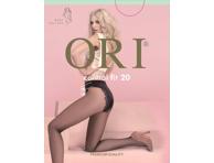 Moteriškos pėdkelnės ORI CONTROL FIT 20 den, 2 dydis, nero
