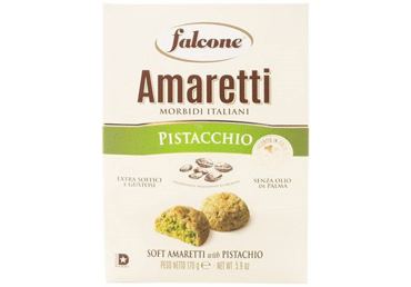 Sausainiai AMARETTI su pistacijomis, 170 g