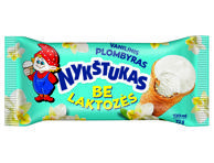 Vaniliniai plombyriniai ledai NYKŠTUKAS be laktozės, 74 g
