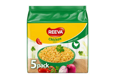 Greitai paruošiami makaronai REEVA, višt. sk., 5 vnt., 300 g