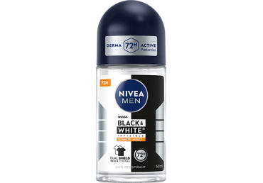 NIVEA BLACK&WHITE FRESH rutulinis antiperspirantas vyrams, 50 ml