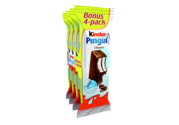 Šokoladinių batonėlių rinkinys KINDER PINGUI, 28,3 % rieb., 120 g