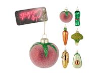 Kalėdinis eglutės žaisliukas, 8 cm, 1 vnt., 6 dizainai