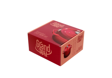 Puodas su dangčiu GRANDFEU RED, 4,7 l