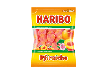 Kramtomieji saldainiai HARIBO PEACHES, 200 g, 200 g