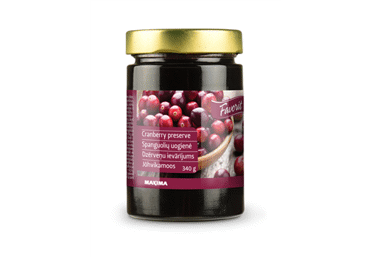 Spanguolių uogienė FAVORIT, 340 g