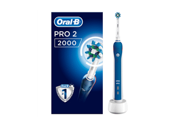 Elektrinis dantų šepetėlis ORAL-B PRO 2000 CROSSACTION, 1 vnt. Elektrinis dantų šepetėlis ORAL-B PRO 2000 CROSSACTION, 1 vnt.