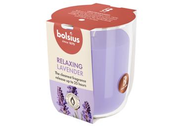 Kvapni žvakė stiklinėje BOLSIUS LAVANDER, 80/73mm - 2